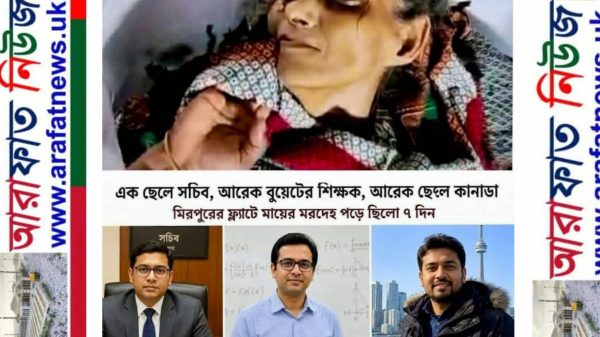 ঢাকার মিরপুরে – অবহেলিত  মৃত মায়ের পচা দুর্গন্ধ  লাশ উদ্ধার! সমাজের জন্য সতর্ক বার্তা!